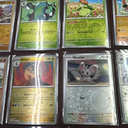 Pokemon JTG Lot Of 43 Reverse Holo Cards, Common And Uncommons, No Duplicates - Image 5