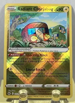 🔥Pokemon TCG Radiant Charjabug⚡Crown Zenith 051/159 AMAZINGLY RADIANT!🔥 - Image 4