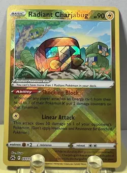🔥Pokemon TCG Radiant Charjabug⚡Crown Zenith 051/159 AMAZINGLY RADIANT!🔥 - Image 5