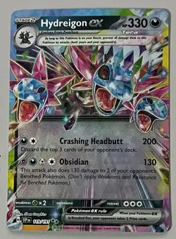 Pokemon Surging Sparks Hydreigon ex Stage 2 Double Rare HoloFoil #119/191 - Image 1
