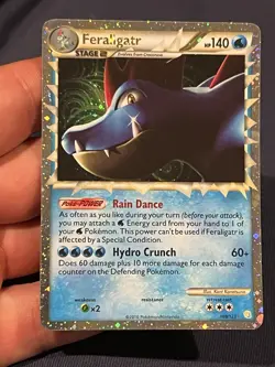 Feraligatr Prime 108/123 Ultra Rare Heart Gold Soul Silver Pokemon TCG - Image 1