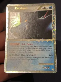 Feraligatr Prime 108/123 Ultra Rare Heart Gold Soul Silver Pokemon TCG - Image 2