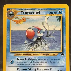 Tentacruel 10/18 Southern Islands Promo Card English Pokemon Card Vintage - Image 1