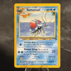 Tentacruel 10/18 Southern Islands Promo Card English Pokemon Card Vintage - Image 3