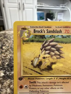 Brock's Sandslash - 1st Edition - 36/132 Gym Challenge - Pokemon TCG - 2000 - Image 2