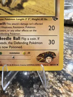 Brock's Sandslash - 1st Edition - 36/132 Gym Challenge - Pokemon TCG - 2000 - Image 4