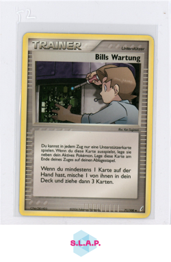 BILL'S MAINTENANCE POKEMON 71/100 2006 EX CRYSTAL GUARDIANS GERMANY - Image 1