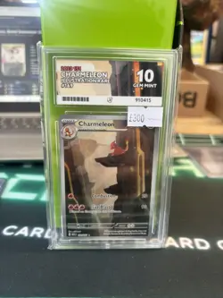 Pokemon TCG Charmeleon 169/165 English Scarlet Violet Illustration Rare ACE 10 - Image 1