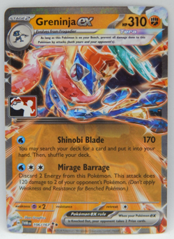 2025 Pokemon Play! Prize Pack Series 7 #106 - GRENINJA EX - Image 1