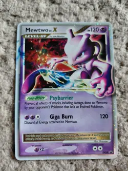 Pokemon TCG Mewtwo LV.X DP28 Black Star Promo Holo MP - Image 1