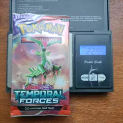Heavy 22.95g Pokemon Tcg temporal forces Booster Pack Factory Sealed New - Image 1