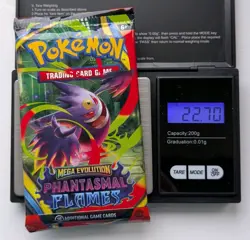 Phantasmal Flames Booster Pack - Heavy 22.70g - Sealed - Pokemon Mega Evolution - Image 1