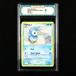 TQG 9 Mint 2007 Pokemon ENG Piplup #93/130 C - Image 1