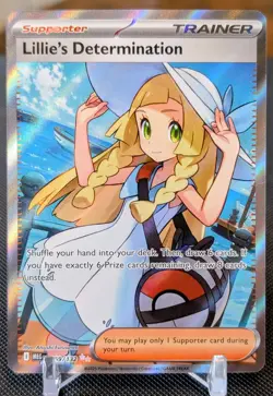 Lillie's Determination 169/132 Full Art - ME01: Mega Evolution Pokemon TCG NM - Image 1