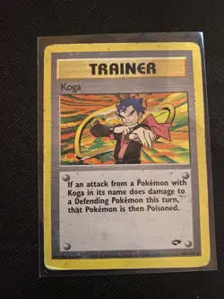 Pokemon TCG - Koga 106/132 - Gym Challenge - HP - Image 1
