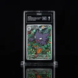 Pokemon Haunter #027 ME: Mega Evolution Promo Holofoil TAG 9 cert #Y3726341 - Image 1