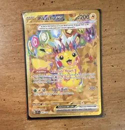 Pikachu ex 247/191 Sv08 Surging Sparks Hyper Rare Full Art Holo 200 HP English - Image 1