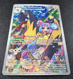 Pokemon: Iono's Kilowattrel Illustration Rare IR Full Art Holo 163/159 Journey - Image 2