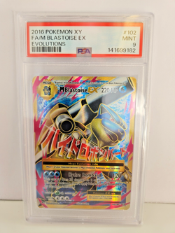 PSA 9 M Blastoise EX 102/108 - Pokemon XY Evolutions 2016 - Image 1