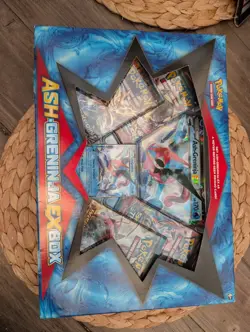 Pokemon Ash-Greninja EX Box Sealed Ancient Origins Breakthrough Breakpoint - Image 1
