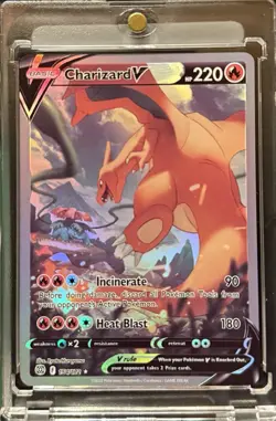 Charizard V Full Alt Art 154/172 2022 Pokemon Brilliant stars - Image 1