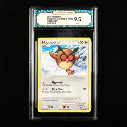 TQG 9.5 Mint+ 2007 Pokemon ENG Hoothoot #85/130 C - Image 1