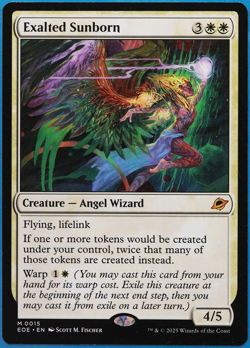 Exalted Sunborn Edge of Eternities NM White Mythic Rare CARD (501547) ABUGames - Image 1