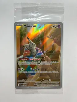 Pokemon Mimikyu SVP075 Black Star Promo Factory Sealed NM Card - Image 1