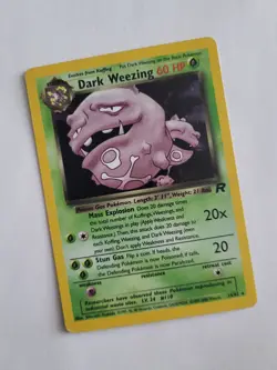 Pokemon Dark Weezing Team Rocket 14/82 2000 Card TCG English ENG - Image 1