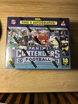 Panini 2021 Contenders FOTL Football NFL Sealed Box Rookie Lawrence Fields Jones - Image 1