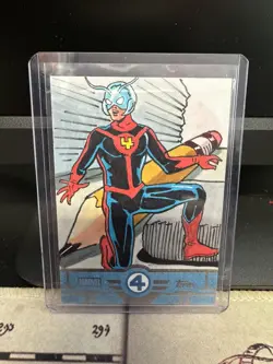 Topps Finest 2026 Fantastic Four Ant-Man Original Sketch Card 1/1 Andy Tili auto - Image 1