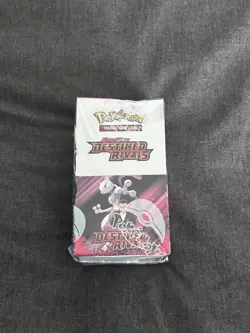 Pokemon TCG Destined Rivals Half Booster Box Sealed Small Tear/tiny box damage - Image 1