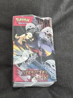 Pokemon TCG Destined Rivals Half Booster Box Sealed Small Tear/tiny box damage - Image 3