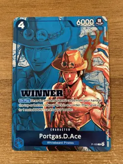 Portgas.D.Ace Winner Pack 2026 Promo P-103 One Piece Card Game - Image 1