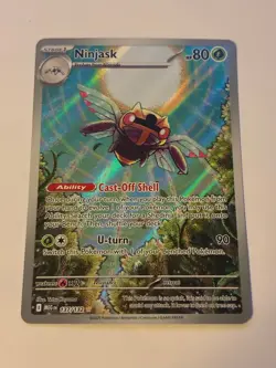 Ninjask 137/132 Pokemon Card Illustration Rare Mega Evolutions - Image 1