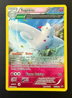 Togekiss 46/108 Pokemon Card XY Roaring Skies Rare Reverse Holo Foil SPANISH - Image 1