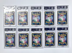 Yu Nagaba ‘23 Pikachu Eevee’s Promo Complete Set Of 10 Pokemon Cards, all PSA 10 - Image 2