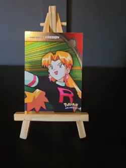 Pokemon Topps Series 2 - Holo Cassidy HV5 Trainer Card - NM Blue Logo - Image 1