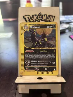 Umbreon H29/H32 Aquapolis Holo Rare 80 HP Pokemon TCG Card English 2002 - Image 1