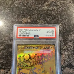 PSA 10 Pikachu ex UR 236/187 Terastal Festival ex SV8a Pokemon Card NEW CERT JPN - Image 2