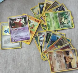 Pokemon TCG Mixed Card Lot Slowbro Leafeon Deoxys Rayquaza Marill - Image 1