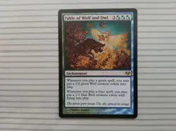 Magic: the Gathering Cards - Eventide ~ Rare ~ Fable of Wolf and Owl - Image 1