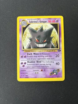 Pokemon Card Gym Challenge Sabrina's Gengar 29/132 WOTC Rare - Image 1