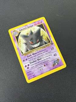 Pokemon Card Gym Challenge Sabrina's Gengar 29/132 WOTC Rare - Image 3