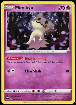 Mimikyu - (Cosmos Holo) Promo Miscellaneous Cards & Products 081/189 LP Holo - Image 1