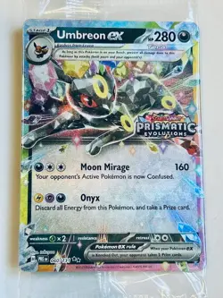 Pokemon TCG Umbreon Ex Prismatic Evolutions Stamped Promo Card 060/131 Sealed - Image 1