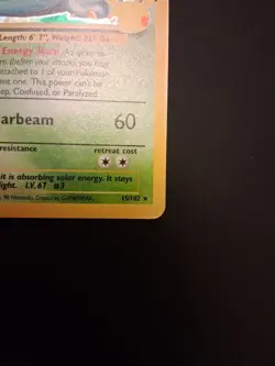 Venusaur - 15/102 - Holo Rare 25th Celebrations Classic - Pokemon Card - NM - Image 3