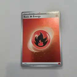 Pokemon Sidney 264/264 Full Art & Fire SVE002 Reverse Holo Energy Cards Bundle - Image 4