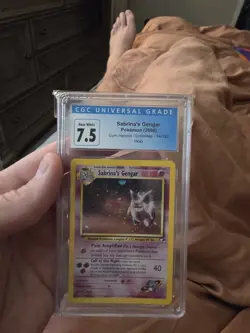 Sabrina's Gengar 14/132 Gym Heroes Holo Rare Card 7..5/Near Mint + RARE - Image 3