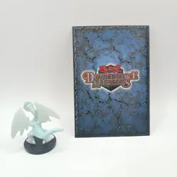 Yugioh! Dungeon Dice Monsters DDM B1-01 Blue Eyes White Dragon Figure And Card - Image 2